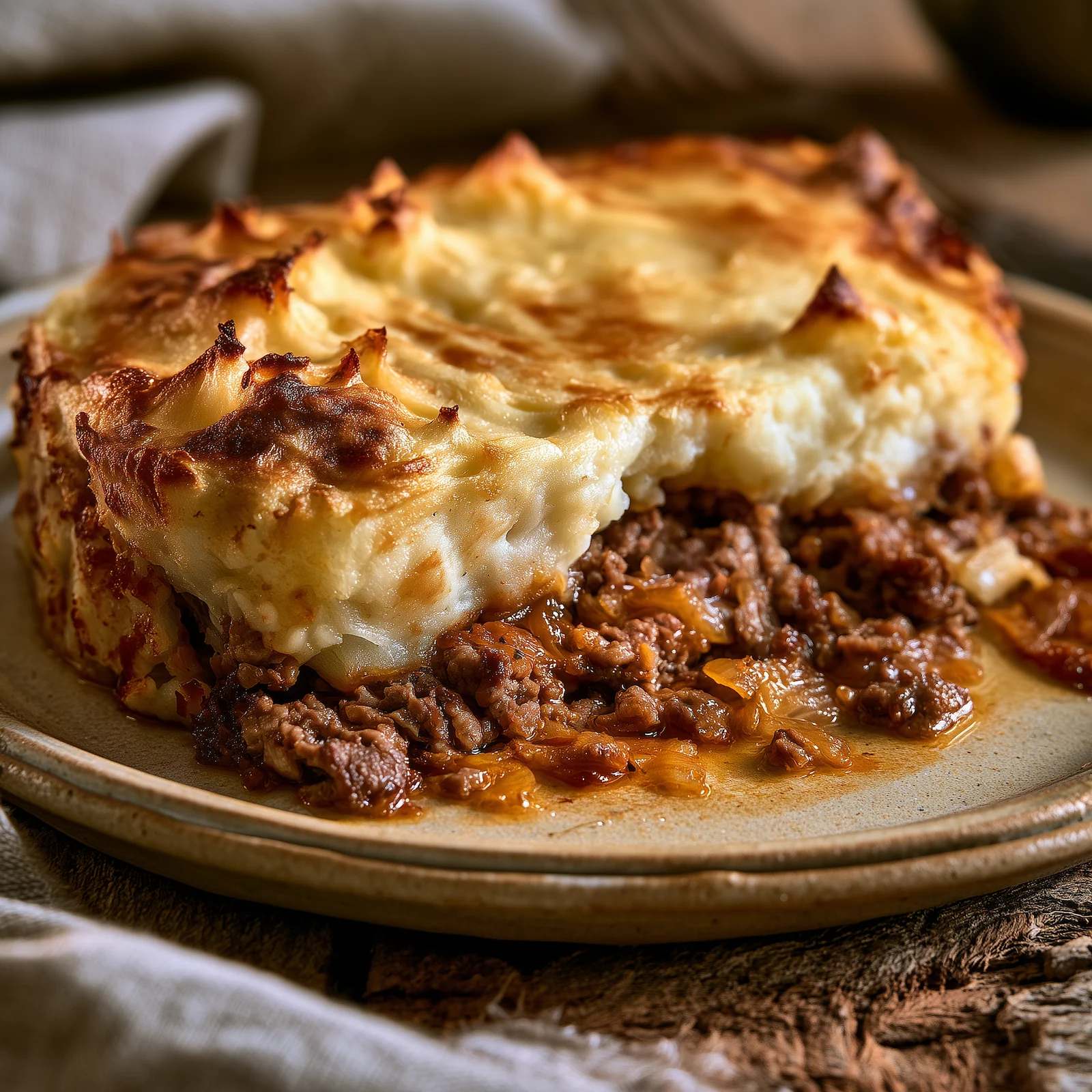 Pastel de Papa Casero