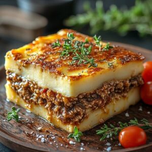 pastel de papa con carne magra