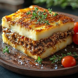 pastel de papa con carne magra