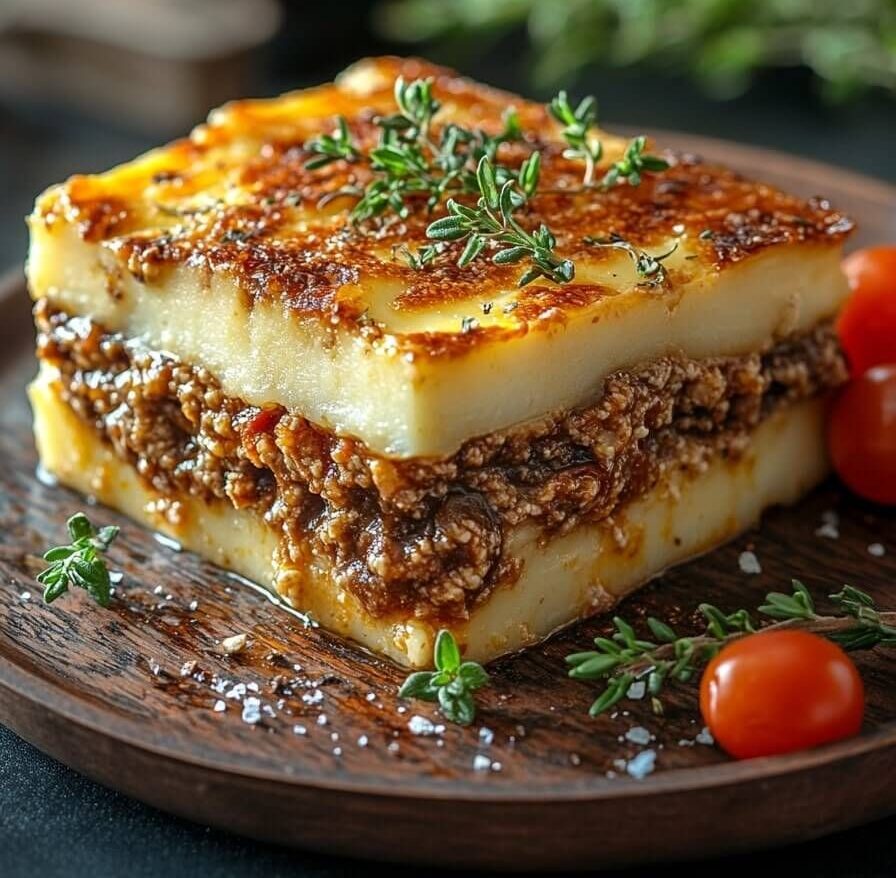 pastel de papa con carne magra
