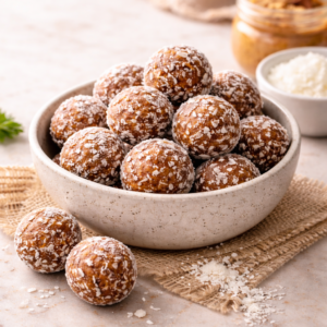 Bolitas Energéticas de Dátil y Coco