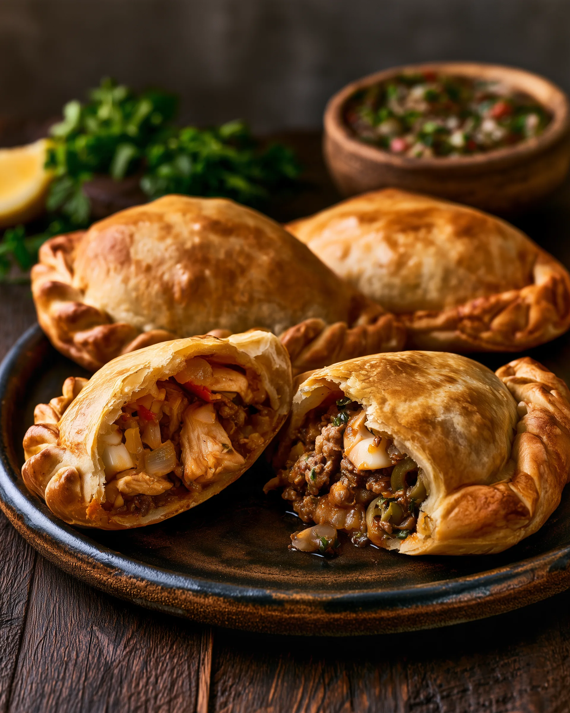 Mix Tradicional de Empanadas: Carne y Pollo