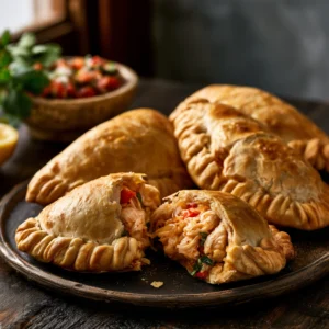 Empanadas de Pollo Jugosas al Horno
